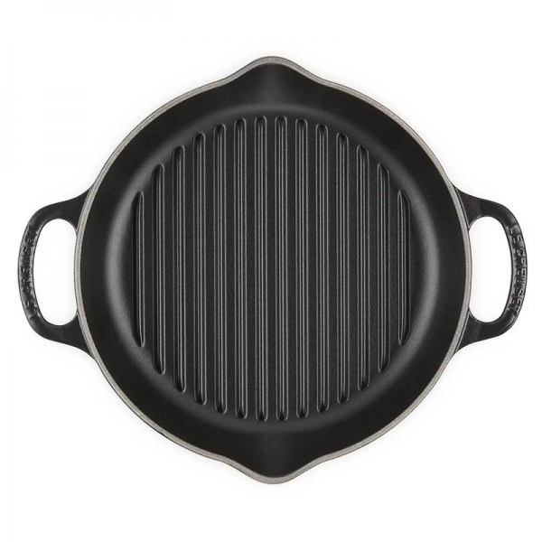 Grillpfanne Signature rund mit zwei Griffen 25cm, Schwarz